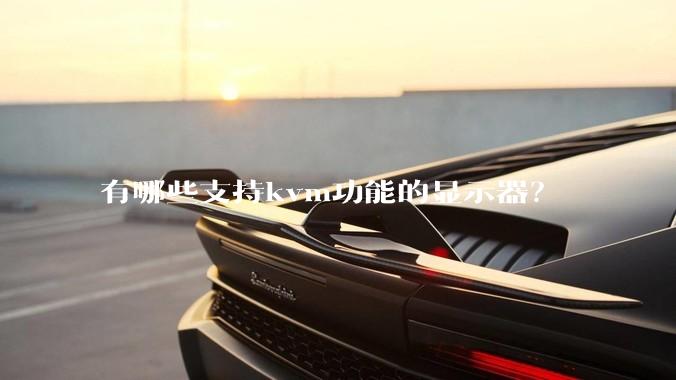 有哪些支持kvm功能的显示器？